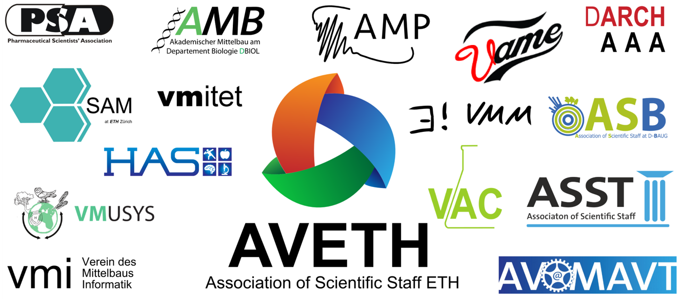 AVETH and all department association logos